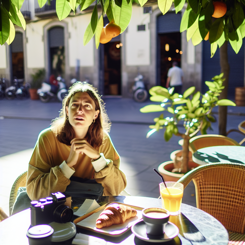 Fruehstueck in Barcelona