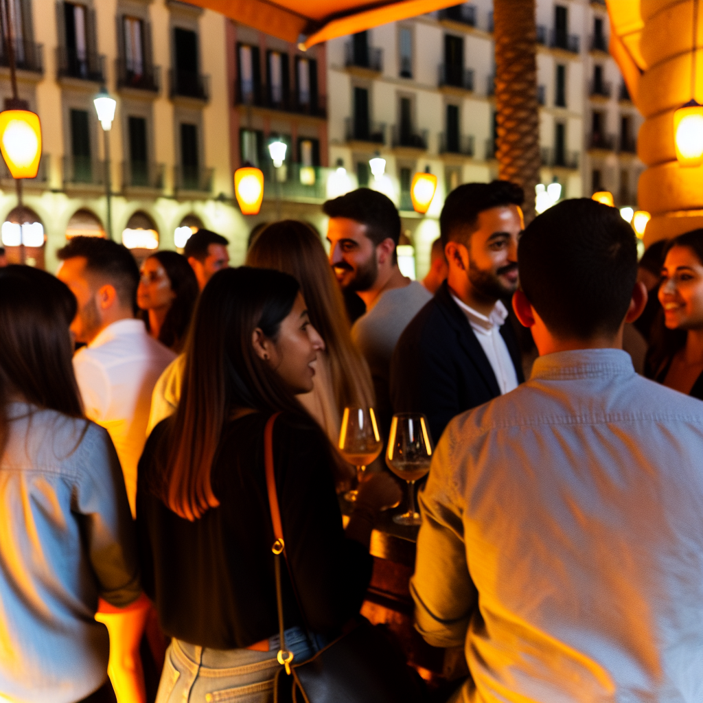 Abend in Barcelona