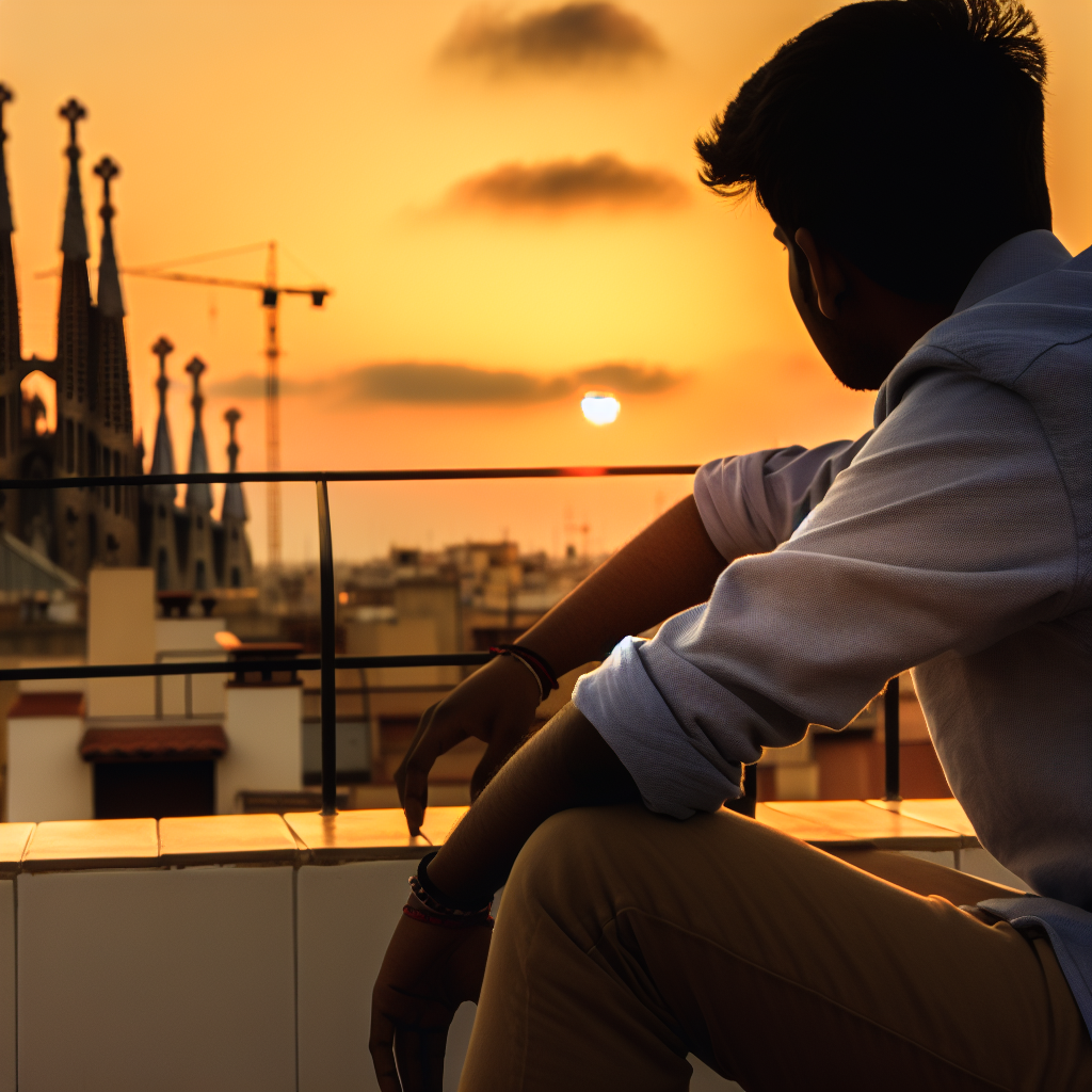 Sonnenuntergang Barcelona